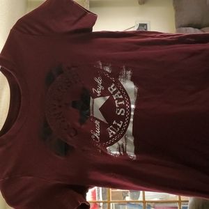 Converse maroon XS baby T